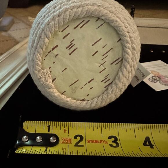 Odelette Springtime Egg shaped Bunny with ears and floral design NWT - Picture 8 of 8